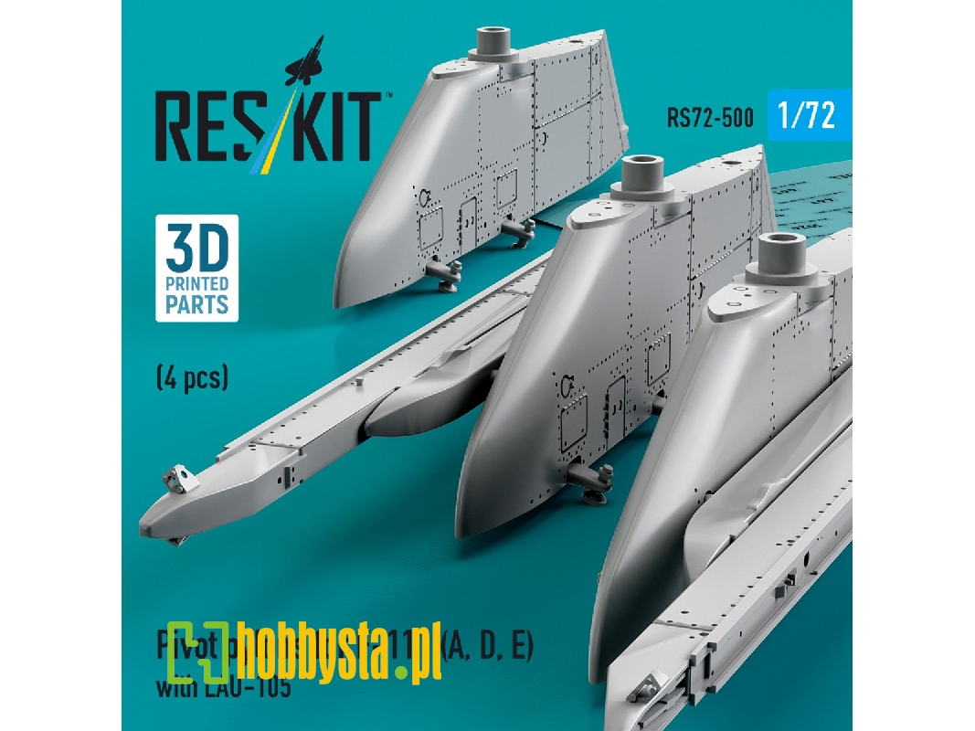Pivot Pylons For F-111 (A, D, E) With Lau-105 (4pcs) (3d Printed) - zdjęcie 1 Pivot Pylons For F-111 (A, D, E) With Lau-105 (4pcs) (3d Printed) - zdjęcie 1