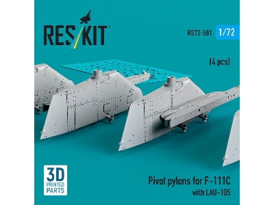 Pivot Pylons For F-111c With Lau-105 (4pcs) (3d Printed) - zdjęcie 1