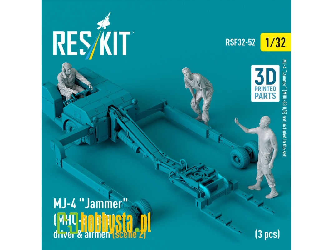 Mj-4 'jammer' (Mhu-83 B/E) Driver & Airmen (Scene 2) (3 Pcs) (3d Printed) - zdjęcie 1 Mj-4 'jammer' (Mhu-83 B/E) Driver & Airmen (Scene 2) (3 Pcs) (3d Printed) - zdjęcie 1