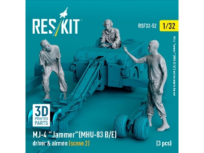 Mj-4 'jammer' (Mhu-83 B/E) Driver & Airmen (Scene 2) (3 Pcs) (3d Printed) - zdjęcie 3