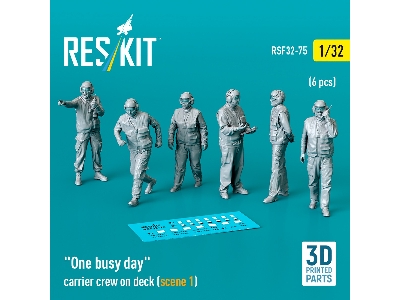 'one Busy Day' Carrier Crew On Deck (Scene 1) (6pcs) (3d Printed) - zdjęcie 1