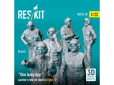 'one Busy Day' Carrier Crew On Deck (Scene 1) (6pcs) (3d Printed) - zdjęcie 3
