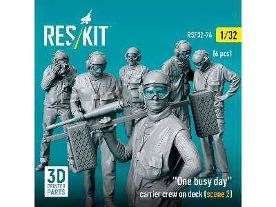 'one Busy Day' Carrier Crew On Deck (Scene 2) (6pcs) (3d Printed) - zdjęcie 4