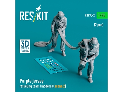 Purple Jersey Refueling Team (Modern) (Scene 2) (2 Pcs) (3d Printed) - zdjęcie 1