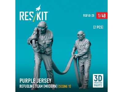 Purple Jersey Refueling Team (Modern) (Scene 1) (2 Pcs) (3d Printed) - zdjęcie 2