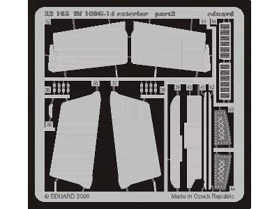  Bf 109G-14 exterior 1/32 - Hasegawa - blaszki - zdjęcie 3