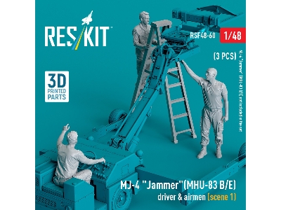 Mj-4 'jammer' (Mhu-83 B/E) Driver & Airmen (Scene 1) (3 Pcs) (3d Printed) - zdjęcie 4
