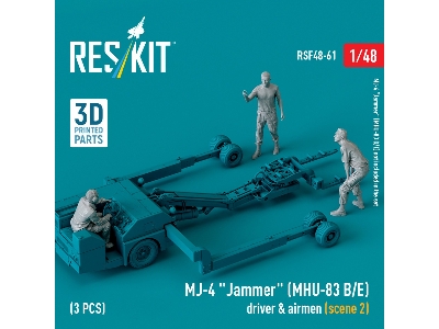 Mj-4 'jammer' (Mhu-83 B/E) Driver & Airmen (Scene 2) (3 Pcs) (3d Printed) - zdjęcie 2