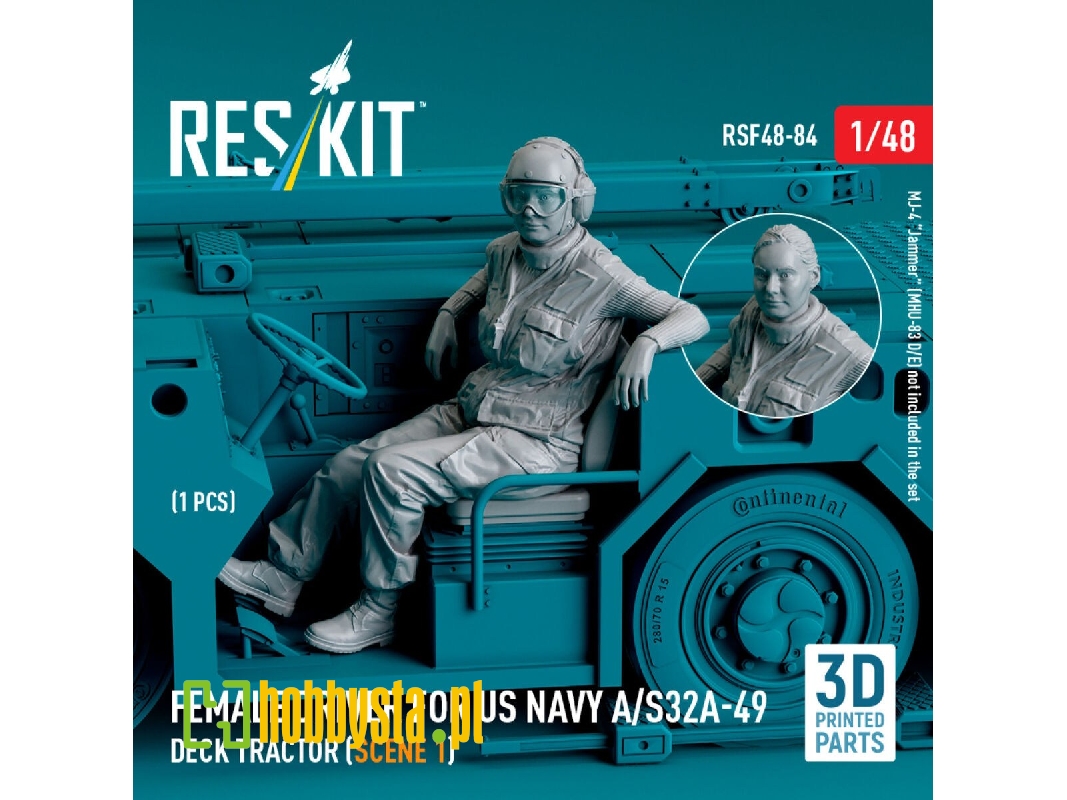 Female Driver For Us Navy A/S32a-49 Deck Tractor (Scene 1) (1 Pc) (3d Printed) - zdjęcie 1 Female Driver For Us Navy A/S32a-49 Deck Tractor (Scene 1) (1 Pc) (3d Printed) - zdjęcie 1