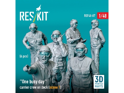 'one Busy Day' Carrier Crew On Deck (Scene 1) (6pcs) (3d Printed) - zdjęcie 3