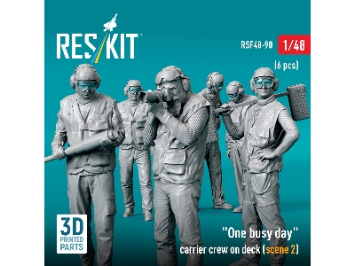 'one Busy Day' Carrier Crew On Deck (Scene 2) (6pcs) (3d Printed) - zdjęcie 2