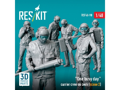 'one Busy Day' Carrier Crew On Deck (Scene 2) (6pcs) (3d Printed) - zdjęcie 3