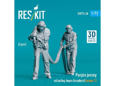 Purple Jersey Refueling Team (Modern) (Scene 1) (2 Pcs) (3d Printed) - zdjęcie 1