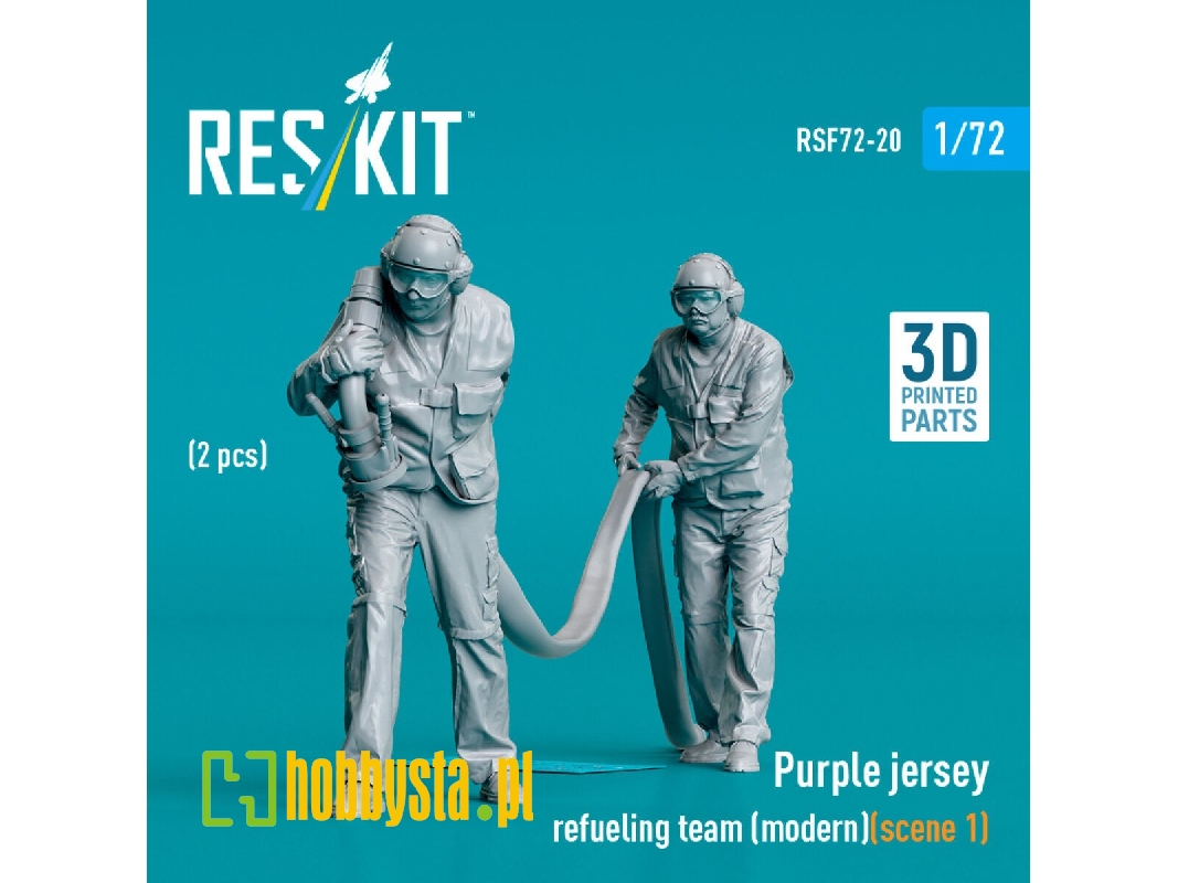 Purple Jersey Refueling Team (Modern) (Scene 1) (2 Pcs) (3d Printed) - zdjęcie 1