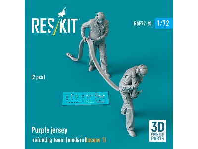 Purple Jersey Refueling Team (Modern) (Scene 1) (2 Pcs) (3d Printed) - zdjęcie 2