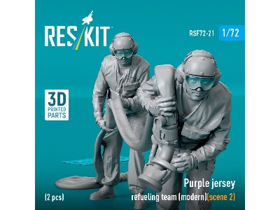Purple Jersey Refueling Team (Modern) (Scene 2) (2 Pcs) (3d Printed) - zdjęcie 2