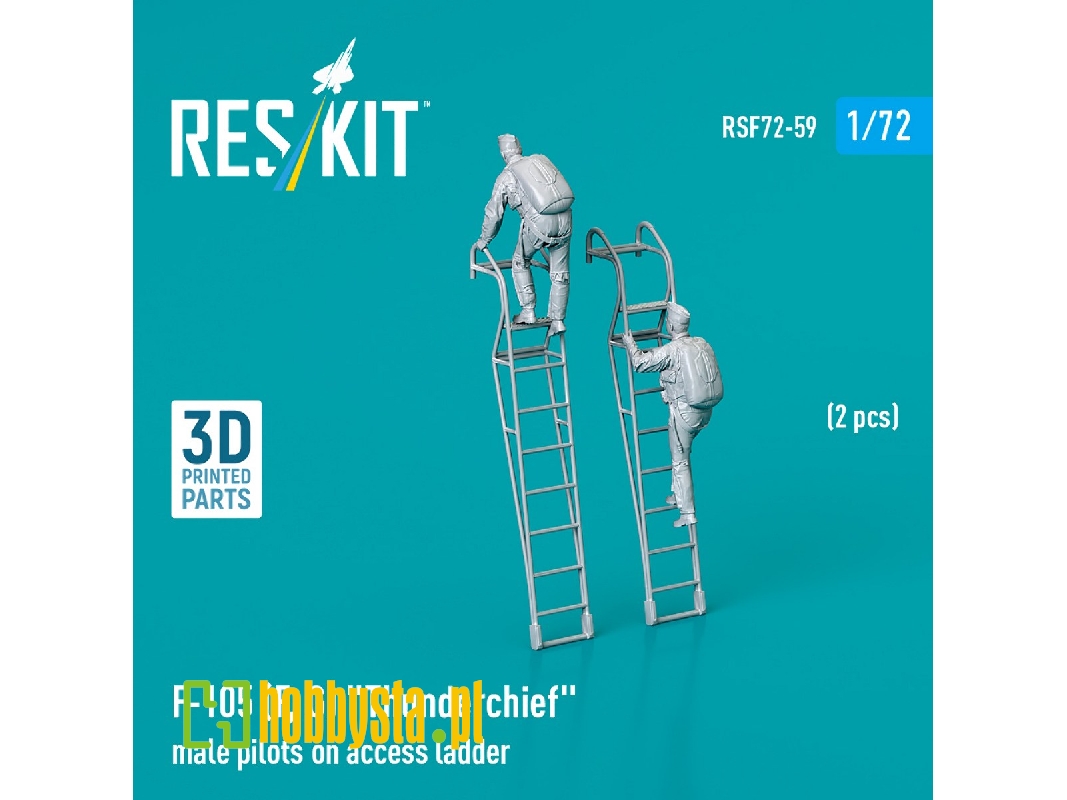 F-105 (F, G) 'thunderchief' Male Pilots On Access Ladder (2pcs) (3d Printed) - zdjęcie 1 F-105 (F, G) 'thunderchief' Male Pilots On Access Ladder (2pcs) (3d Printed) - zdjęcie 1