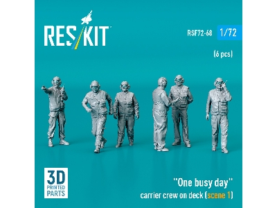 'one Busy Day' Carrier Crew On Deck (Scene 1) (6pcs) (3d Printed) - zdjęcie 1