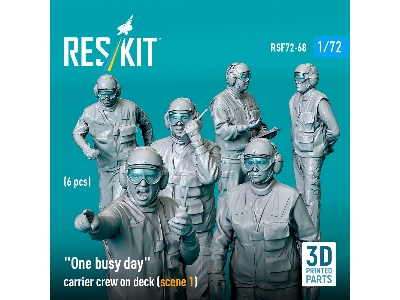 'one Busy Day' Carrier Crew On Deck (Scene 1) (6pcs) (3d Printed) - zdjęcie 3
