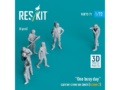 'one Busy Day' Carrier Crew On Deck (Scene 2) (6pcs) (3d Printed) - zdjęcie 1