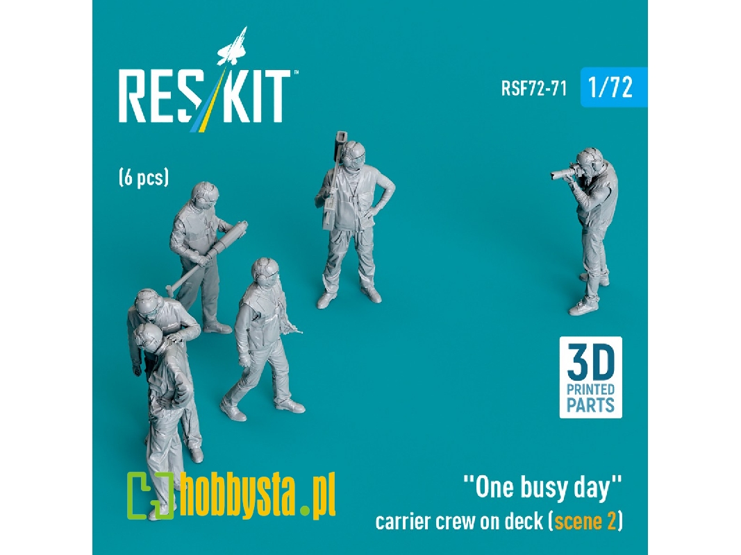 'one Busy Day' Carrier Crew On Deck (Scene 2) (6pcs) (3d Printed) - zdjęcie 1 'one Busy Day' Carrier Crew On Deck (Scene 2) (6pcs) (3d Printed) - zdjęcie 1