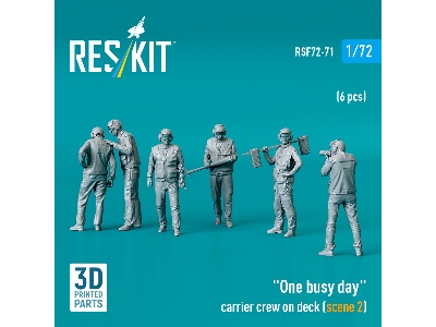 'one Busy Day' Carrier Crew On Deck (Scene 2) (6pcs) (3d Printed) - zdjęcie 2