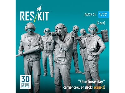 'one Busy Day' Carrier Crew On Deck (Scene 2) (6pcs) (3d Printed) - zdjęcie 3