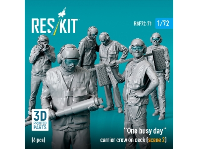 'one Busy Day' Carrier Crew On Deck (Scene 2) (6pcs) (3d Printed) - zdjęcie 4