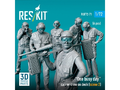 'one Busy Day' Carrier Crew On Deck (Scene 2) (6pcs) (3d Printed) - zdjęcie 5