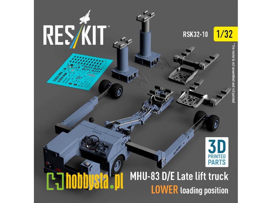 Mhu-83 D/E Late Lift Truck Lower Loading Position (3d Printed Model Kit) - zdjęcie 1 Mhu-83 D/E Late Lift Truck Lower Loading Position (3d Printed Model Kit) - zdjęcie 1
