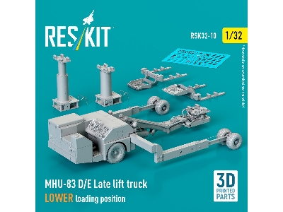 Mhu-83 D/E Late Lift Truck Lower Loading Position (3d Printed Model Kit) - zdjęcie 2