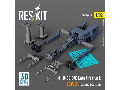 Mhu-83 D/E Late Lift Truck Lower Loading Position (3d Printed Model Kit) - zdjęcie 4