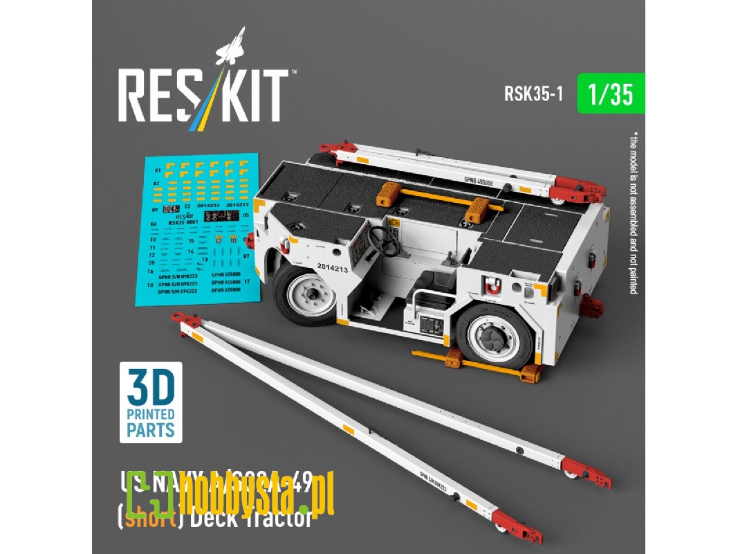 Us Navy A/S32a-49 (Short) Deck Tractor (3d Printed Model Kit) - zdjęcie 1 Us Navy A/S32a-49 (Short) Deck Tractor (3d Printed Model Kit) - zdjęcie 1
