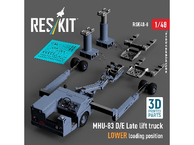 Mhu-83 D/E Late Lift Truck Lower Loading Position (3d Printed Model Kit) - zdjęcie 1
