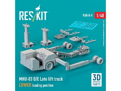 Mhu-83 D/E Late Lift Truck Lower Loading Position (3d Printed Model Kit) - zdjęcie 2