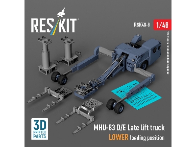 Mhu-83 D/E Late Lift Truck Lower Loading Position (3d Printed Model Kit) - zdjęcie 4