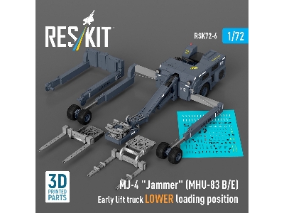 Mj-4 'jammer' (Mhu-83 B/E) Early Lift Truck Lower Loading Position (3d Printed Model Kit) - zdjęcie 1