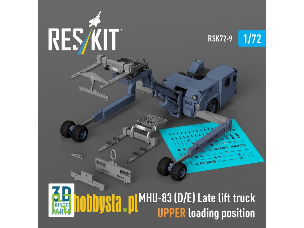Mhu-83 (D/E) Late Lift Truck Upper Loading Position (3d Printed Model Kit) - zdjęcie 1 Mhu-83 (D/E) Late Lift Truck Upper Loading Position (3d Printed Model Kit) - zdjęcie 1