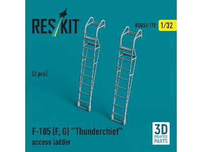 F-105 (F, G) 'thunderchief' Access Ladders (2 Pcs) (3d Printed) - zdjęcie 1