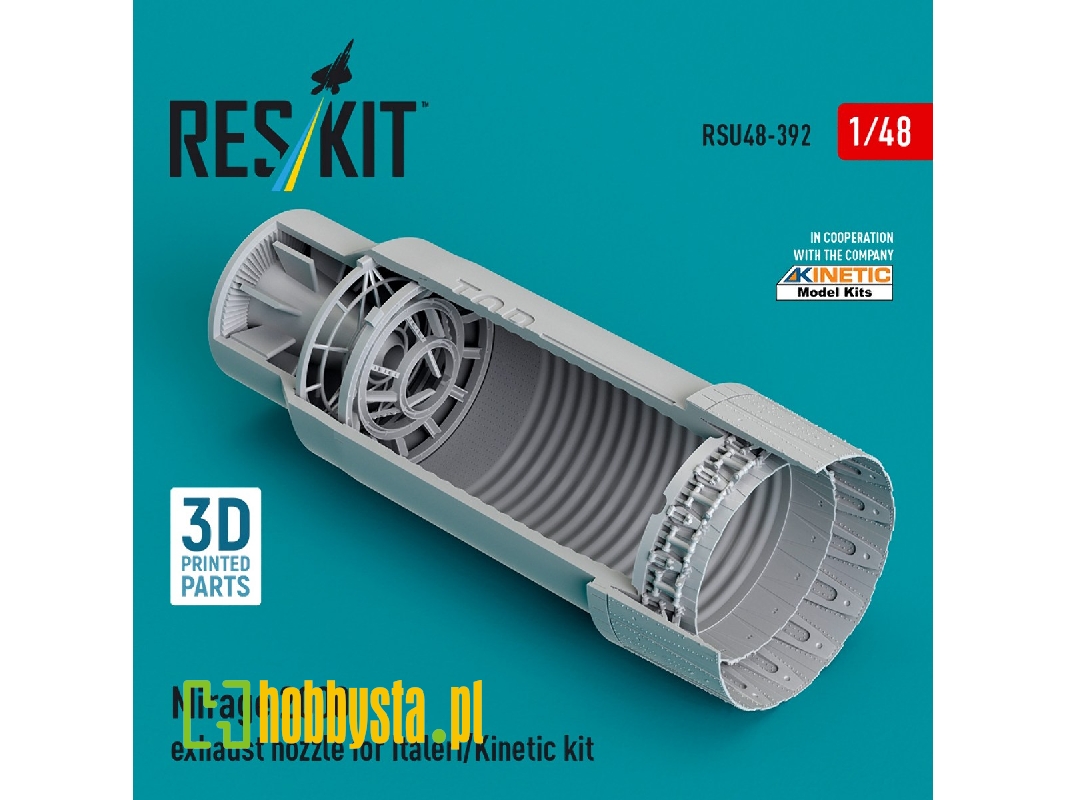 Mirage 2000 Exhaust Nozzle For Italeri/Kinetic Kit (3d Printed) - zdjęcie 1