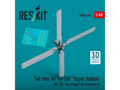 Tail Rotor For Ch-53e 'super Stallion', Mh-53e 'sea Dragon' For Academy Kit (3d Printed) - zdjęcie 1