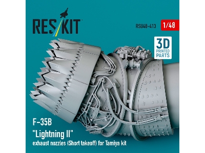 &#8203;f-35b 'lightning Ii' Exhaust Nozzle (Short Takeoff) For Tamiya Kit (3d Printed) - zdjęcie 3