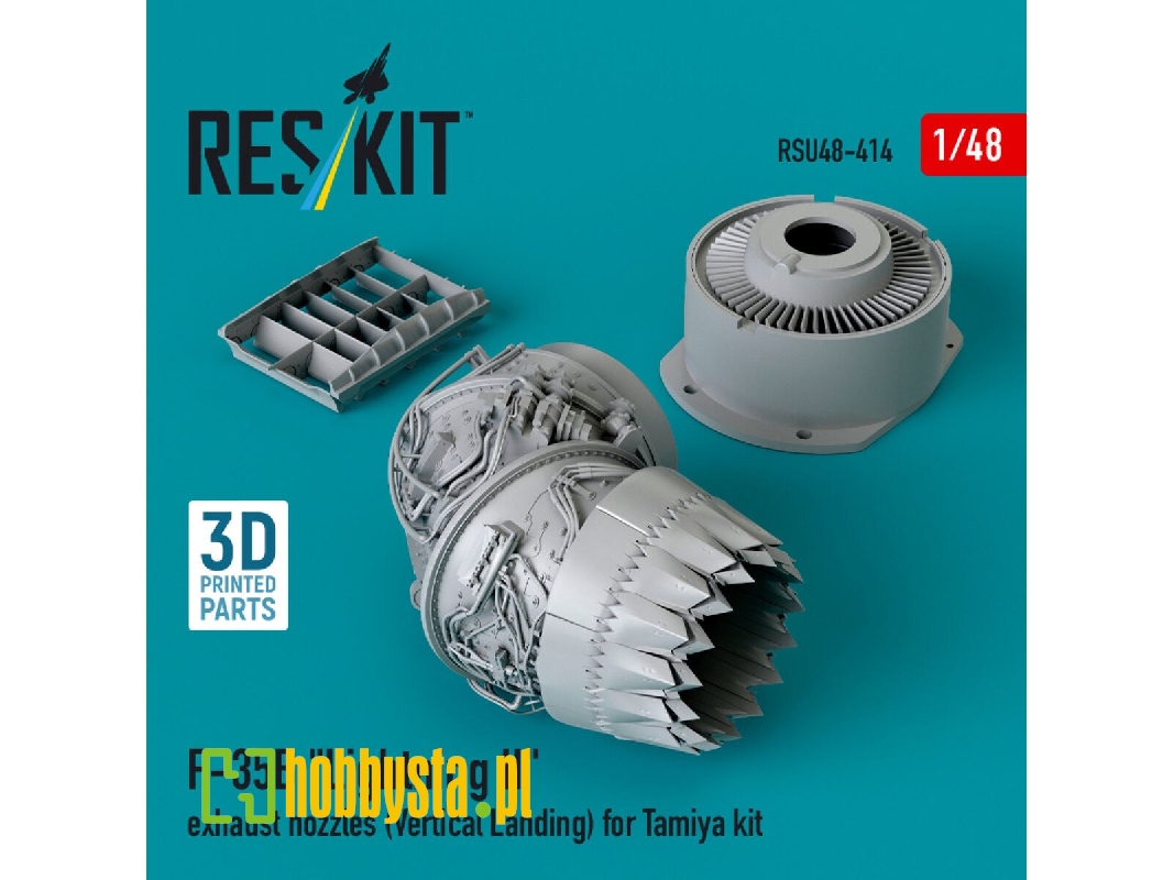 ​f-35b 'lightning Ii' Exhaust Nozzles (Vertical Landing) For Tamiya Kit (3d Printed) - zdjęcie 1 ​f-35b 'lightning Ii' Exhaust Nozzles (Vertical Landing) For Tamiya Kit (3d Printed) - zdjęcie 1