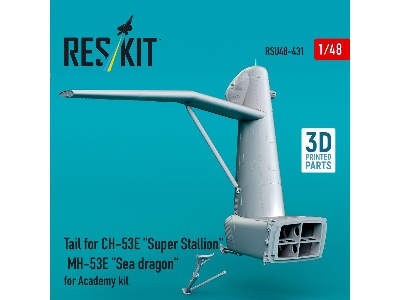 Tail For Ch-53e 'super Stallion', Mh-53e 'sea Dragon' For Academy Kit (3d Printed) - zdjęcie 2