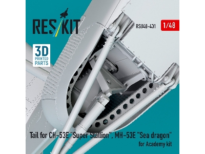 Tail For Ch-53e 'super Stallion', Mh-53e 'sea Dragon' For Academy Kit (3d Printed) - zdjęcie 5