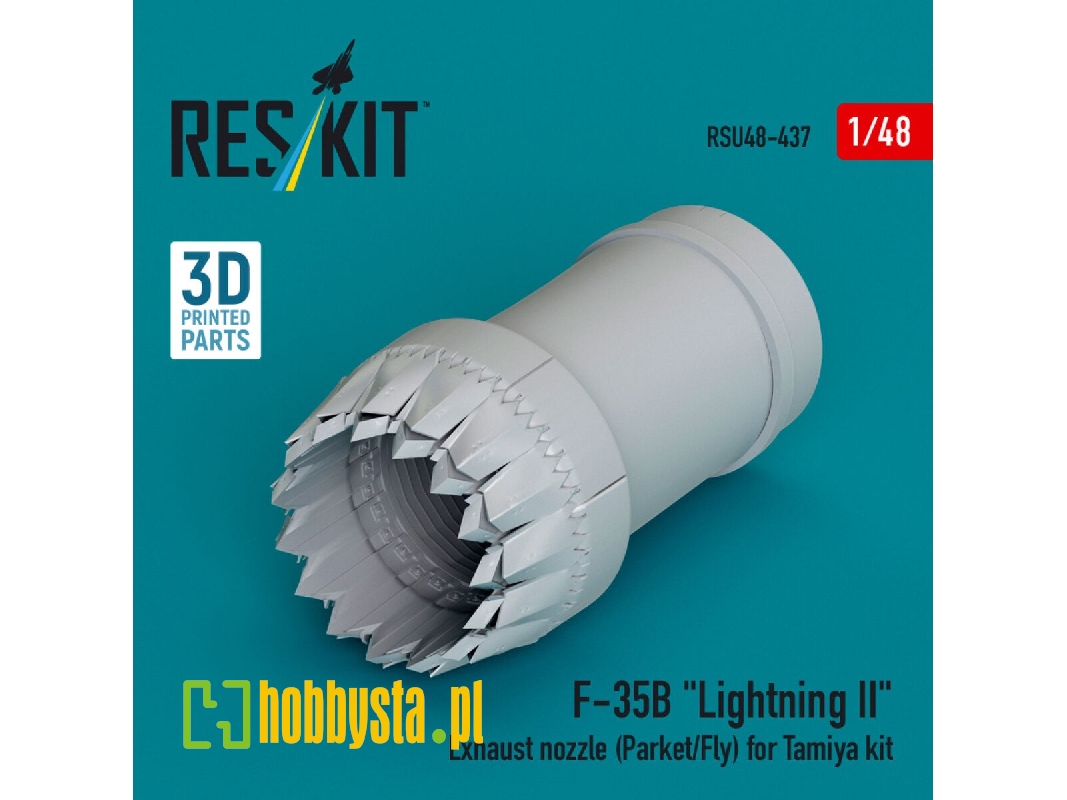 ​f-35b 'lightning Ii' Exhaust Nozzle (Parked/Fly) For Tamiya Kit (3d Printed) - zdjęcie 1 ​f-35b 'lightning Ii' Exhaust Nozzle (Parked/Fly) For Tamiya Kit (3d Printed) - zdjęcie 1