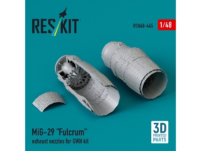 Mig-29 'fulcrum' Exhaust Nozzles For Gwh Kit (3d Printed) - zdjęcie 1