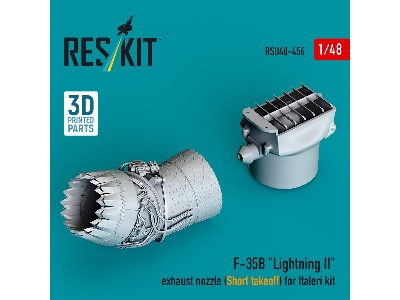 F-35b 'lightning Ii' Exhaust Nozzle (Short Takeoff) For Italeri Kit (3d Printed) - zdjęcie 1