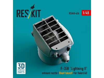 F-35b 'lightning Ii' Exhaust Nozzle (Short Takeoff) For Italeri Kit (3d Printed) - zdjęcie 3