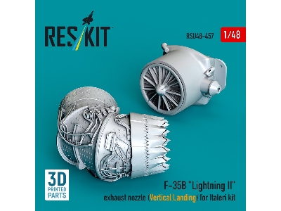 F-35b Lightning Exhaust Nozzle (Vertical Landing) For Italeri Kit (3d Printed) - zdjęcie 2